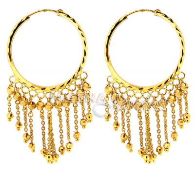 22 Kt Gold Hoop Earrings ( Hoop Earrings )