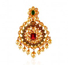 22K Gold Pachi Style Pendant ( Fancy Pendants )