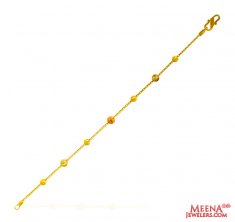 22Kt Gold TwoTone Bracelet 