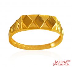 22k Gold Mens  Ring