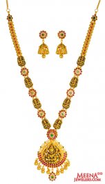22 Kt Necklace Set (Temple Jewelry) ( Antique Necklace Sets )