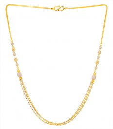 22kt Gold Fancy Necklace Chain ( 22Kt Gold Fancy Chains )