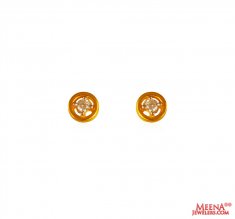 22 Kt Gold Earrings  ( 22 Kt Gold Tops )