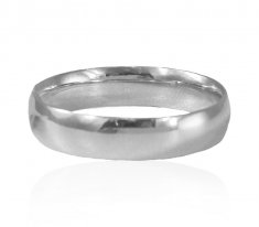 18Kt White Gold Wedding Band ( Wedding Bands )