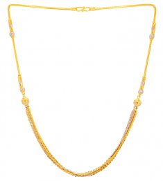 22KT Gold Fancy Necklace Chain  ( 22Kt Gold Fancy Chains )