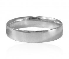 18Kt White Gold Wedding Band