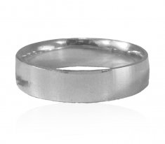 White Gold Wedding Band (18K) ( Wedding Bands )