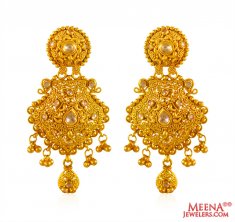 22K Gold Earrings ( Long Earrings )