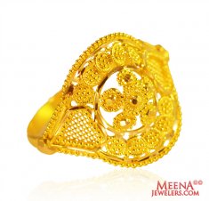 22kt Fancy Gold Ring