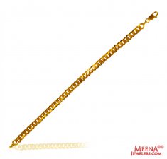 22K Gold Mens  Bracelet