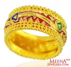 22k Gold Filigree Band  ( Ladies Gold Ring )