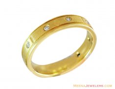 Mens Sturdy Diamond Ring 18K