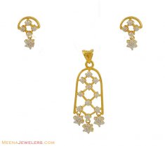 22K Pendant Set