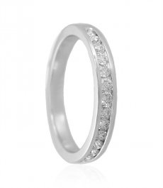 White Gold 18K Diamond Band ( Diamond Rings )