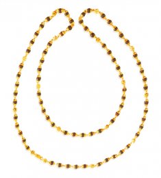 22 Karat Gold Tulsi Mala