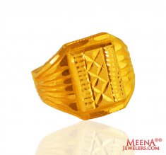 22kt Gold Classic Mens Ring ( Mens Gold Ring )