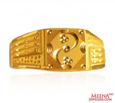 22k Fancy Mens Ring