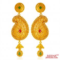 22KT Gold Filigree Earrings