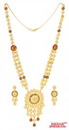 22 Kt Gold Necklace Set  ( Light Sets )