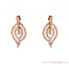 18K Yellow Gold Diamond Earrings