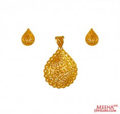 22kt Gold Pendant Set