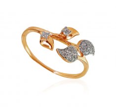 18kt Rose Gold Diamond ladies Ring