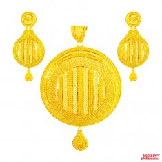 22kt Gold Pendant Set