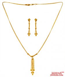 22K Gold Necklace Set ( Light Sets )