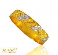 Gold 2 Tone Band (22 Karat)