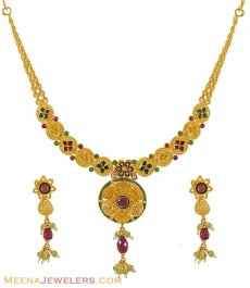 22K Designer Necklace Set