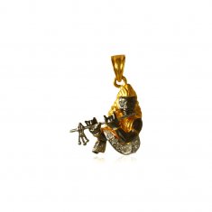 22K Fancy Lord Krishna Pendant 