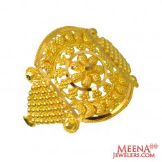 22Kt Gold Fancy Ring ( Ladies Gold Ring )