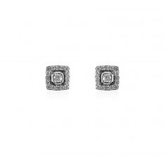 18k Gold Diamond Earrings 