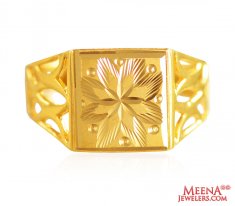 22 Karat Gold Mens Ring