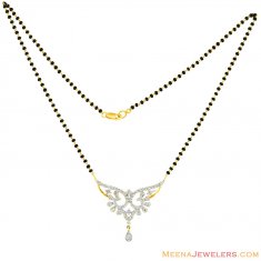 18K Designer Diamond Mangalsutra ( Diamond MangalSutras )