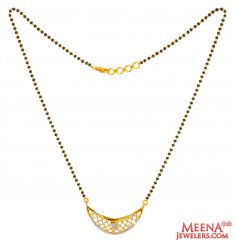 22K Gold Fancy Mangalsutra Chain