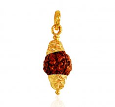 22k Gold  Rudraksh Pendant