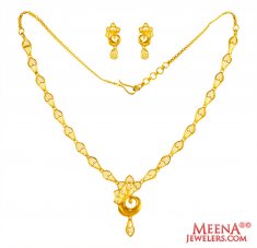 22 Karat Gold Necklace Set ( Light Sets )