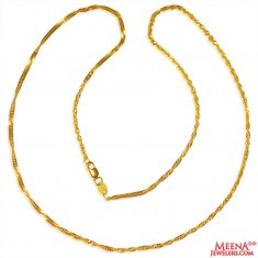 22k Gold Disco Chain