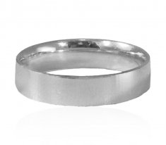 18 Kt White Gold Designer Wedding Band