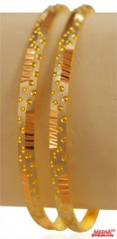 22k Gold Bangles (2PC)