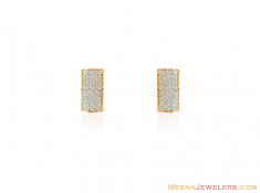 Gold CZ Earrings (22 Karat)