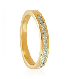 18K Gold Diamond Band