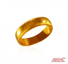 22 Karat Gold Wedding Band