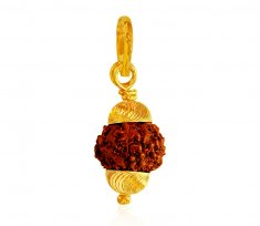 22k Gold Rudraksha Pendant