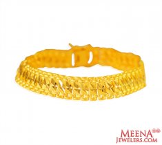22Kt Gold Men Bracelet  ( Men`s Bracelets )