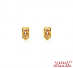 22k Gold Fancy Clip On Earrings