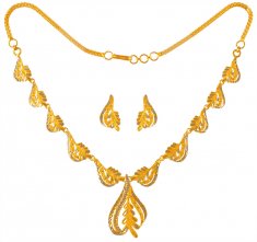 22 Karat Gold Necklace Set ( Light Sets )