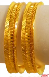 22Kt Gold Bangles(2 Pc) for Ladies ( Gold Bangles )
