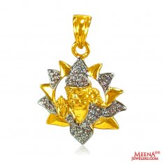 22 Kt Gold Sainath Pendant